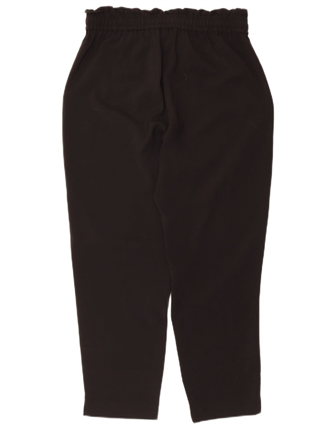Zara Pantalon court fuselé pour femme Medium W28 L25 Noir Polyester