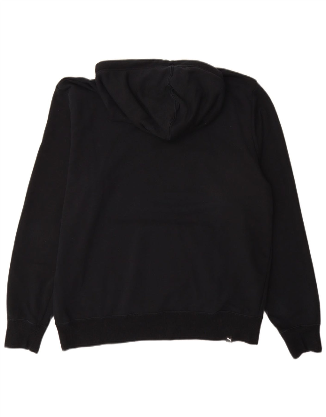 PUMA Pull à capuche graphique pour homme en coton color block Noir Taille L