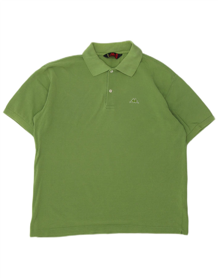 Kappa Polo Homme Grand Vert Coton