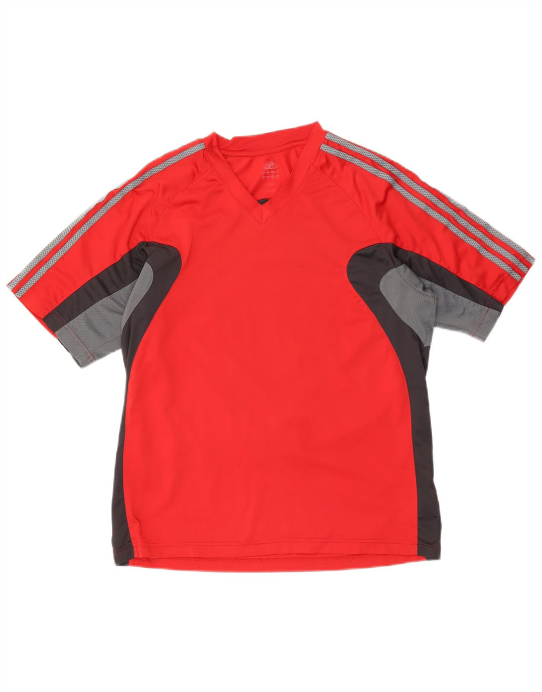 Adidas T-Shirt Homme Haut Large Rouge Colorblock Polyester