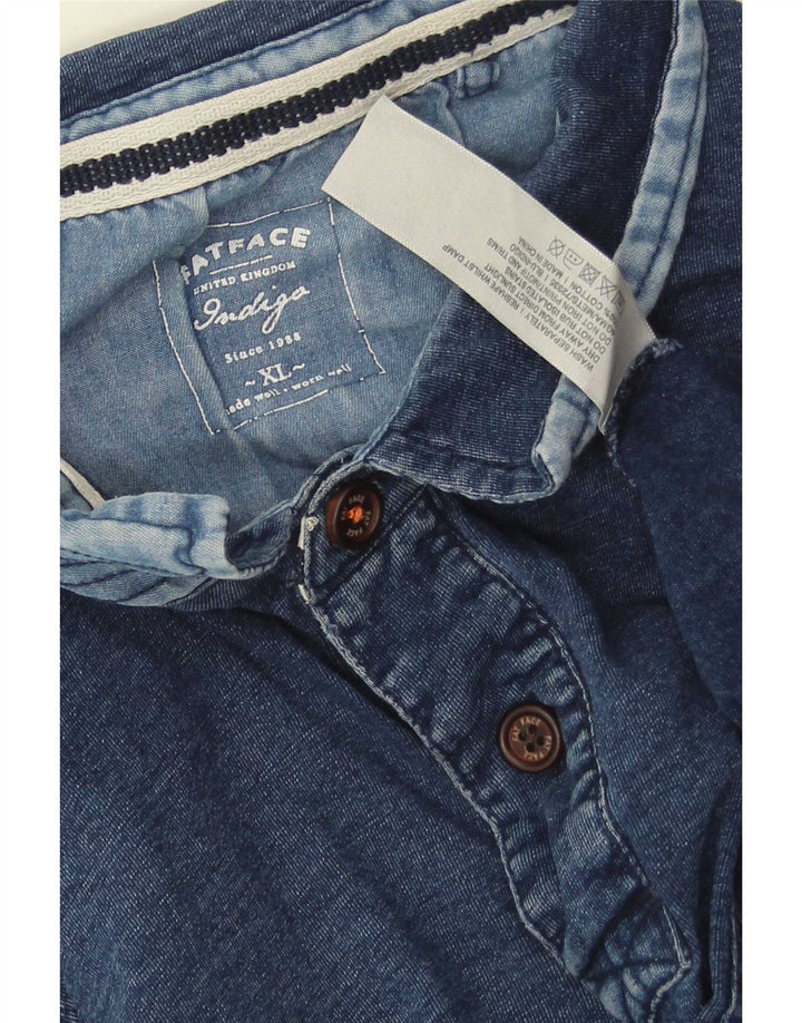 Polo Homme Fat Face XL Bleu Marine Coton