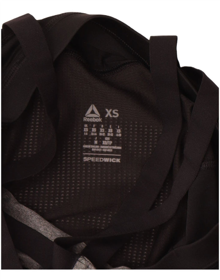 REEBOK Débardeur graphique Les Mills pour femme UK 4/6 XS Gris Colorblock