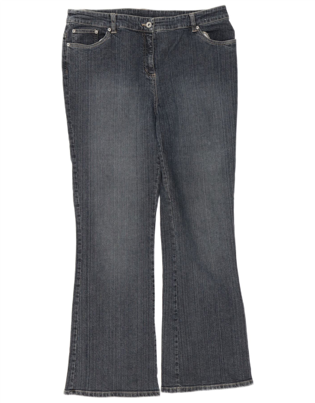 WALLIS Jean bootcut pour femme UK 16 Large W38 L32 Bleu Coton