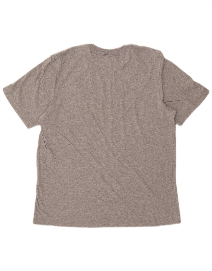 ADIDAS T-Shirt Homme Gris Moyen Coton