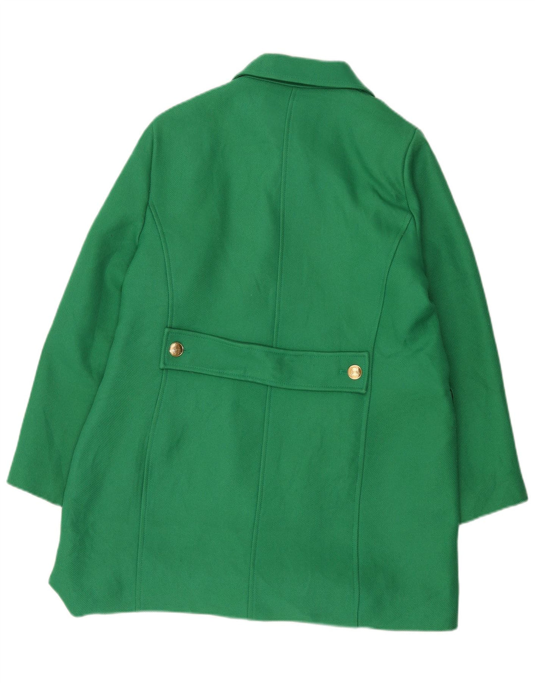 Zara Manteau croisé pour femme UK 18 XL Vert Polyester