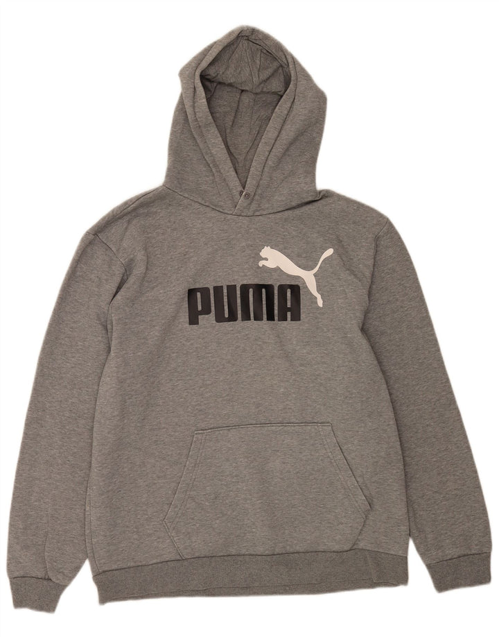 Puma Pull à capuche graphique pour homme - Grand gris