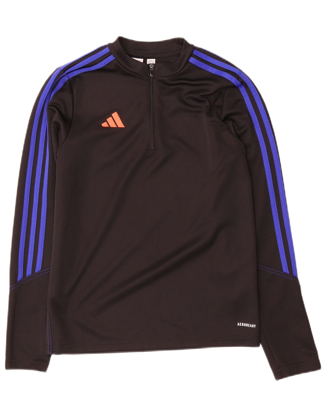 Adidas Haut de Survêtement Aeroready Zip Neck Pull Garçon 13-14 Ans Noir