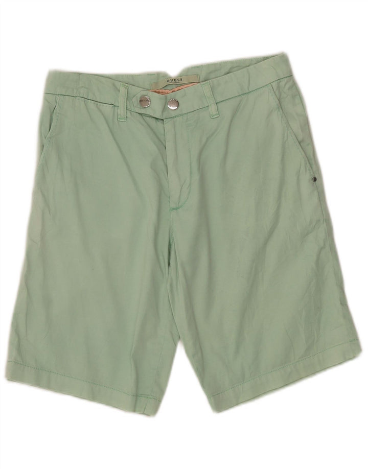 Guess Short Chino Femme W28 Coton Vert Moyen