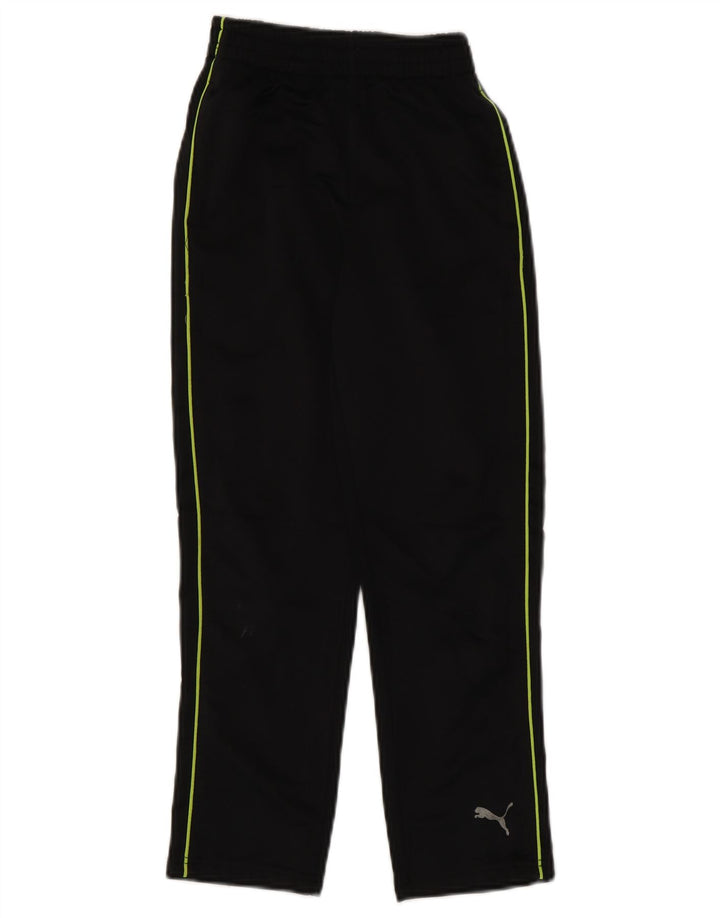 Puma Pantalon de survêtement garçon 7-8 ans Polyester color block noir moyen