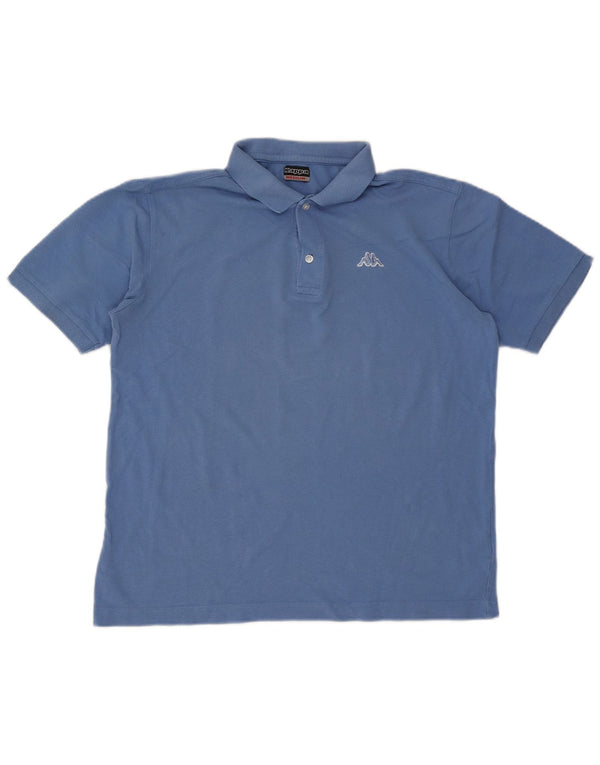 Kappa Polo Homme Bleu Moyen Coton