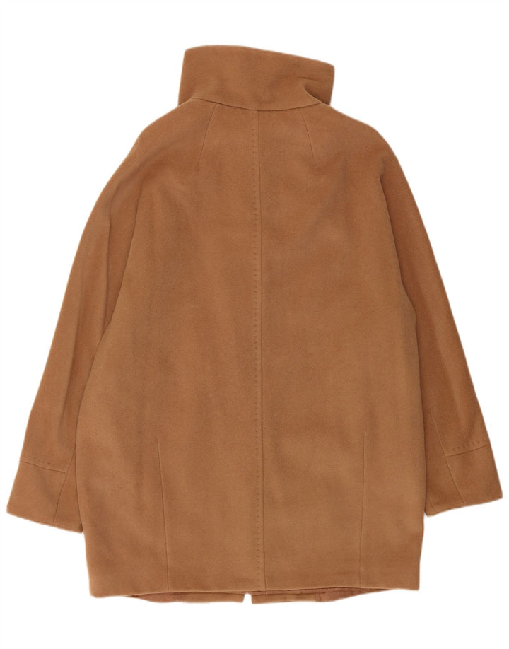 Max Mara Manteau de week-end pour femme UK 8 Petite laine vierge beige