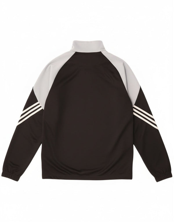 Adidas Haut de Survêtement Climalite Pull Homme Noir Moyen Colorblock