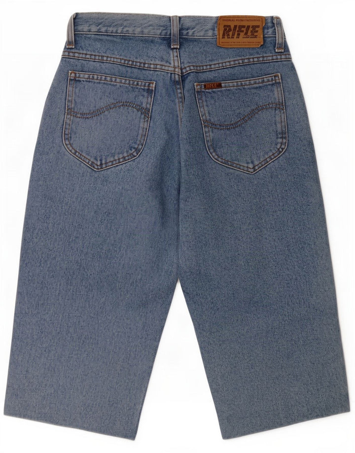Short en jean pour hommes Rifle petit W29 coton bleu