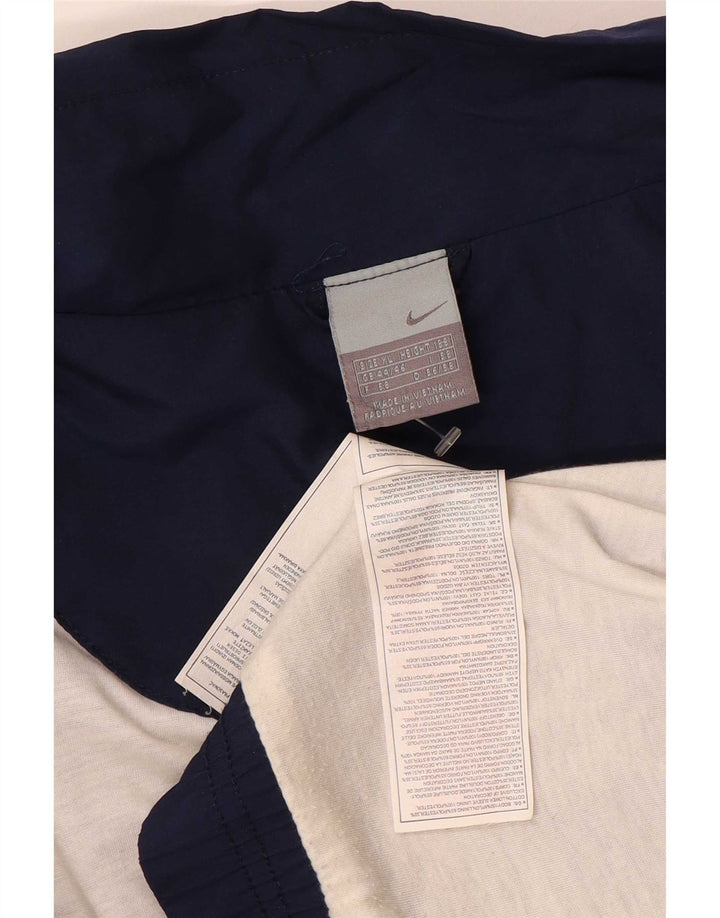 Nike Veste Bomber Homme UK 44/46 XL Bleu Marine Nylon