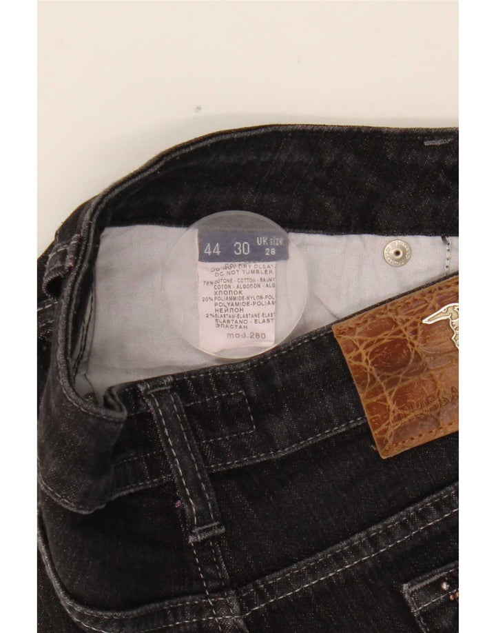 Trussardi Femme Jean Droit W28 L29 Noir Coton