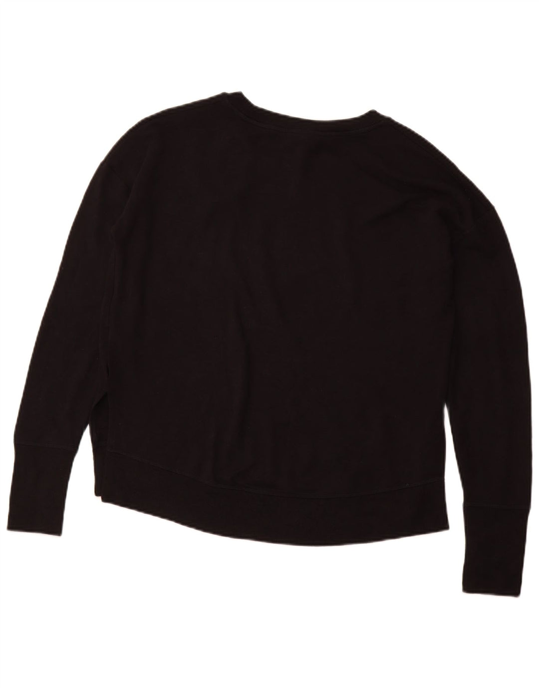 ATHLETA Sweat-shirt coupe ample pour femme UK 10 Petit modal noir