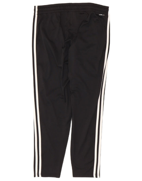 ADIDAS Pantalon de survêtement Climalite pour femme UK 12 Medium Noir Polyester