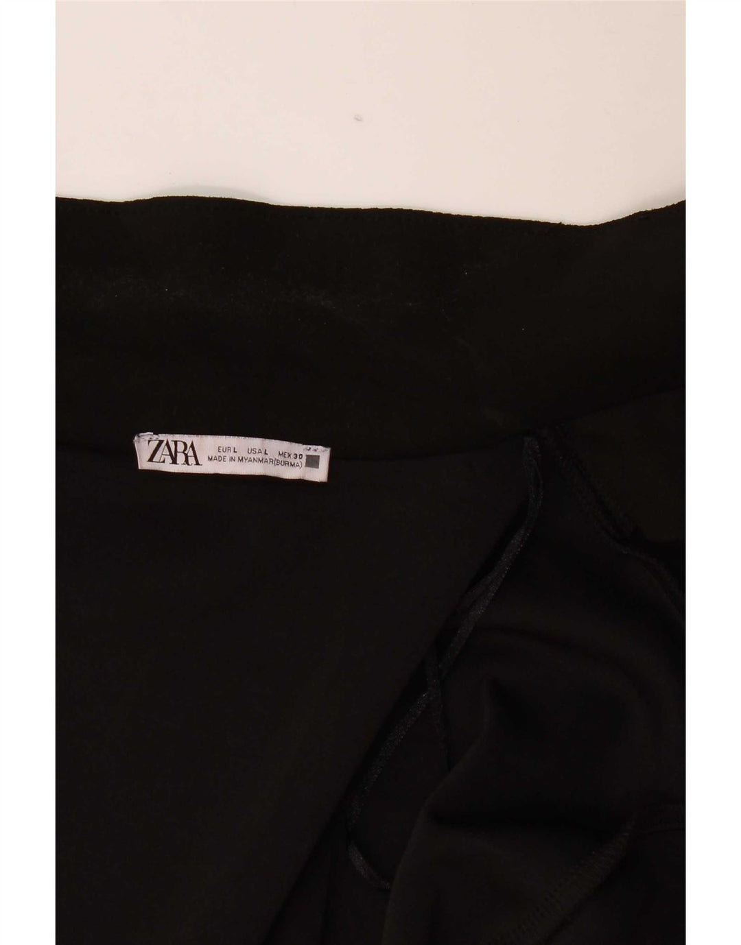 Zara Manteau ouvert pour femme UK 16 Large Noir