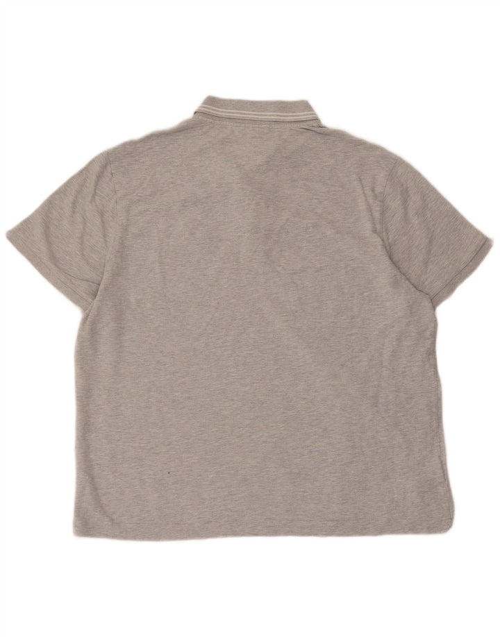 Lacoste Polo Homme Taille 7 2XL Gris Coton