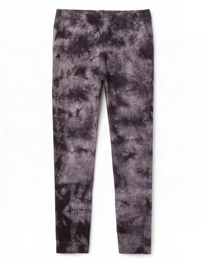 Converse Leggings Femme UK 44 Medium Noir Tie Dye