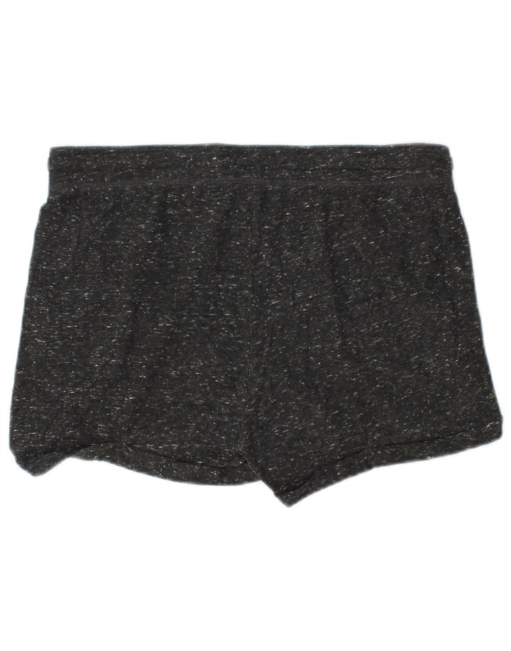Jack Wills Short de sport pour femme UK 8 Small Noir Moucheté Polyester