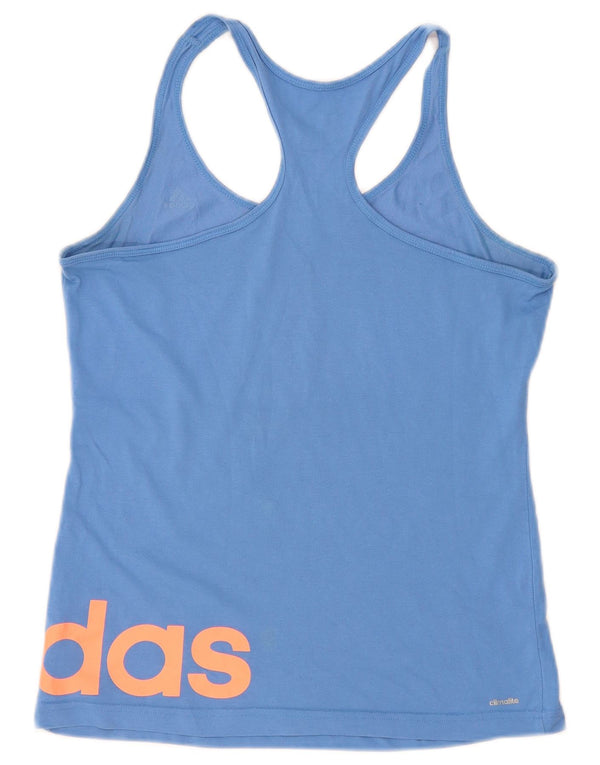 Adidas Climalite Graphic Débardeur pour femme UK 12/14 Bleu moyen
