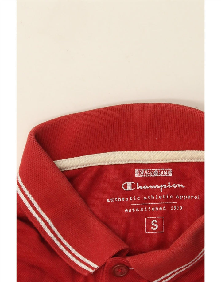 CHAMPION Polo Easy Fit Homme Rouge Petit