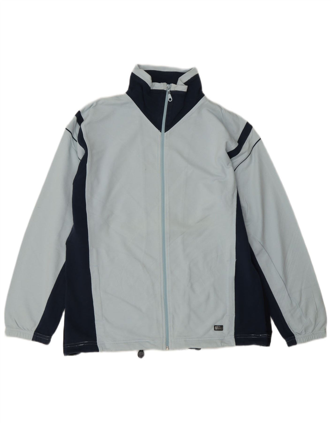 ASICS Veste de survêtement pour homme Bleu moyen Colourblock