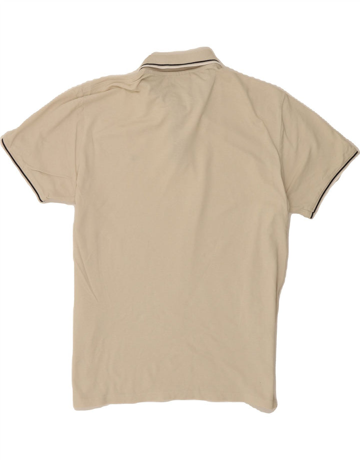 CHAMPION Mens Polo Shirt 2XL Beige Cotton Vintage Champion and Second-Hand Champion from Messina Hembry 