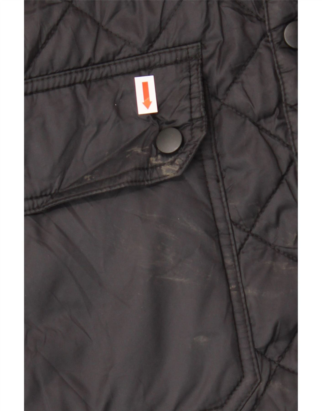 SUPERDRY Veste matelassée à capuche pour hommes UK 36 Small Black Nylon