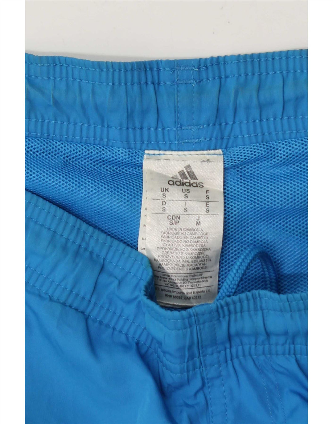 Adidas Short de sport pour homme Petit Bleu Polyester