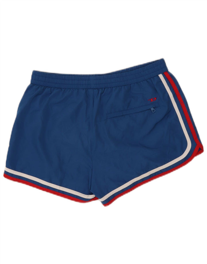 Diesel Short de sport garçon 15-16 ans Bleu Rayé Polyester