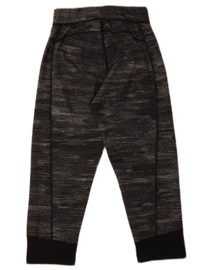 ADIDAS Femmes Capri Leggings UK 8 Petit Gris Colorblock