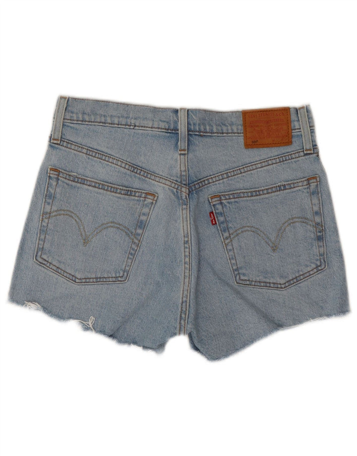 LEVI'S Short en Jean 501 Femme W28 Bleu Moyen