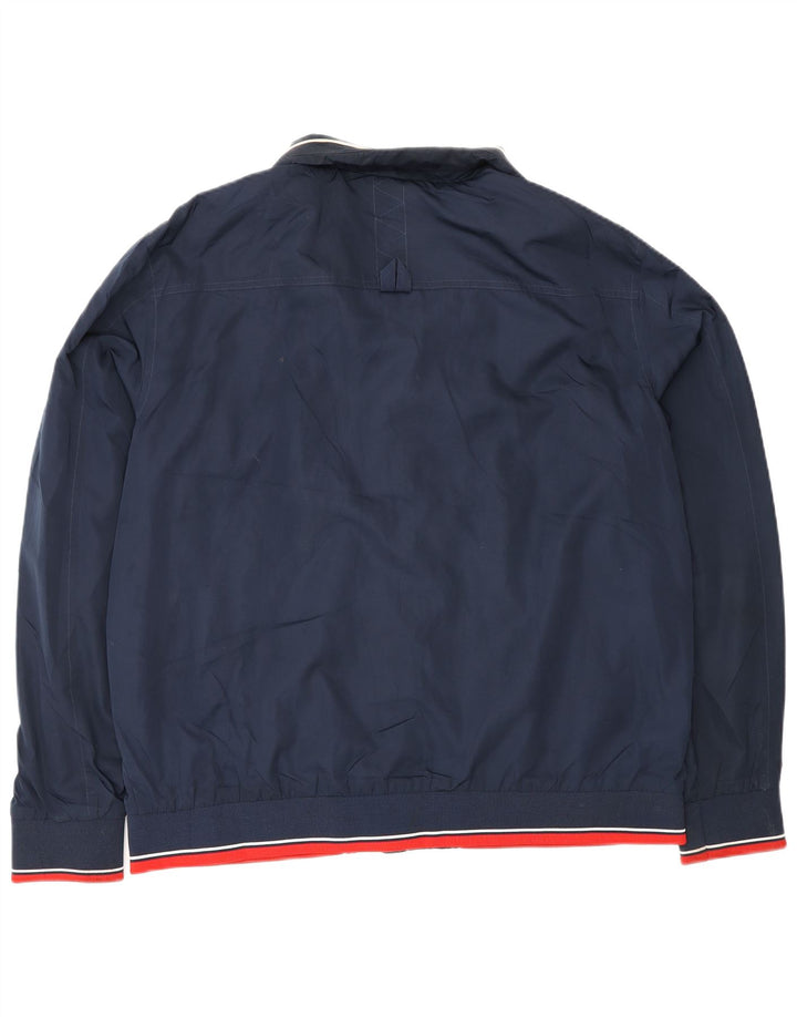 Marks & Spencer Veste Bomber Blue Harbour pour Homme UK 42 XL Marine Polyester