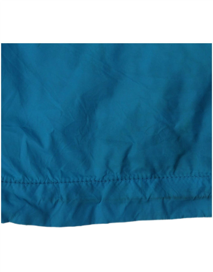 Jack & Jones Veste de pluie à capuche pour homme UK 36 Small Bleu Nylon