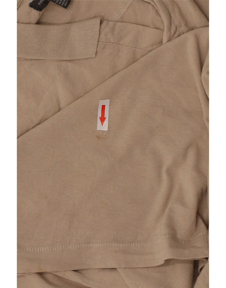 French Connection Polo Homme XL Coton Beige
