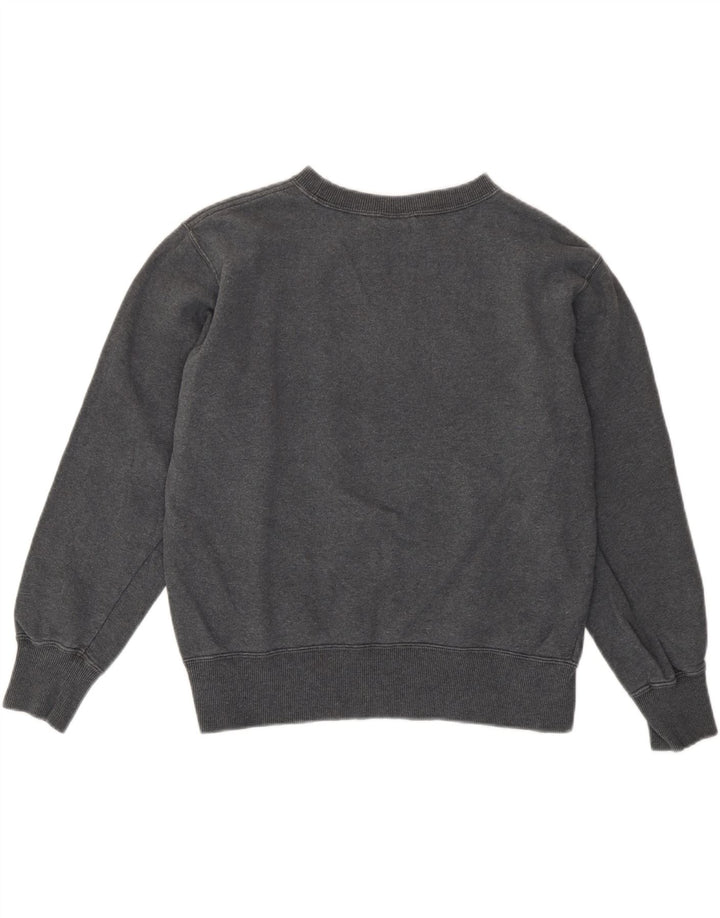 Champion Sweat-shirt surdimensionné pour femme UK 10 Petit coton gris