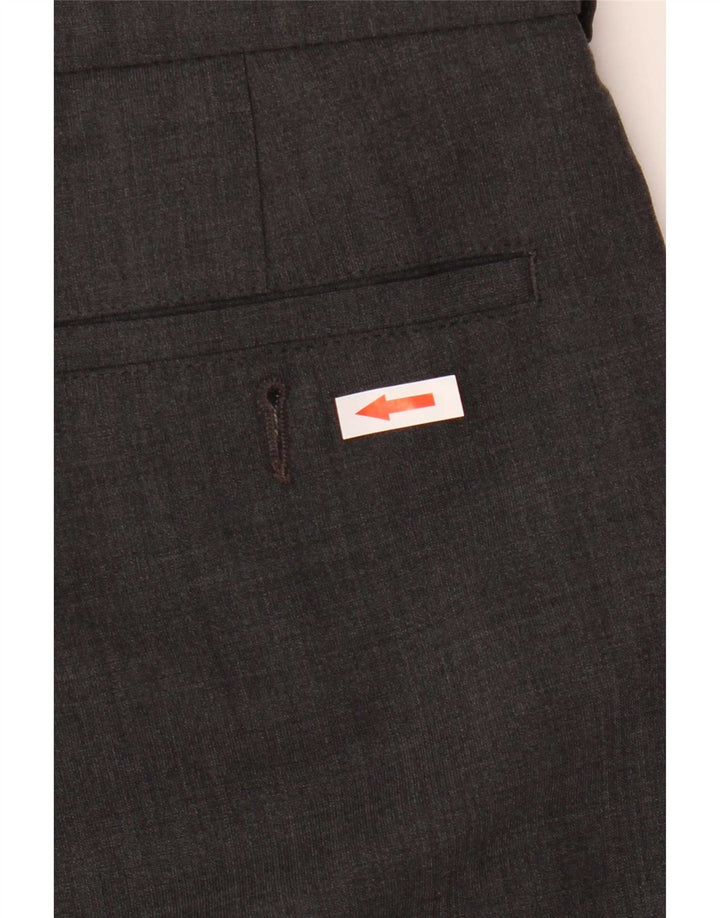 Marks & Spencer Pantalon de costume sur mesure pour homme W34 L28 Gris Polyester