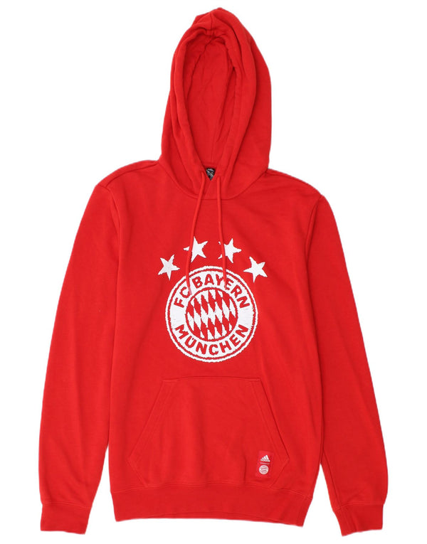 Adidas Homme FC Bayern Munchen Graphic Sweat à Capuche XS Rouge Coton