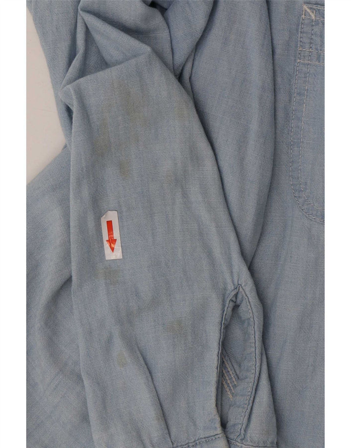 Carhartt Chemise Regular Fit Homme Bleu Moyen Coton