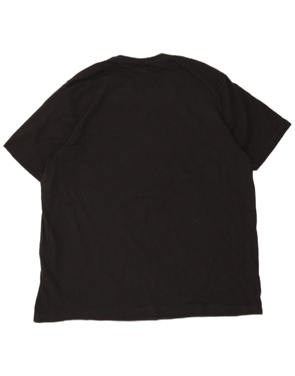 Adidas T-shirt graphique pour homme en coton noir 2XL