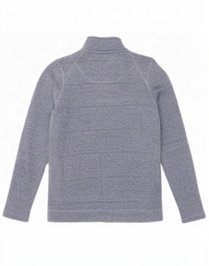 Weird Fish Veste de survêtement pour femme UK 12 Bleu moyen Moucheté Polyester
