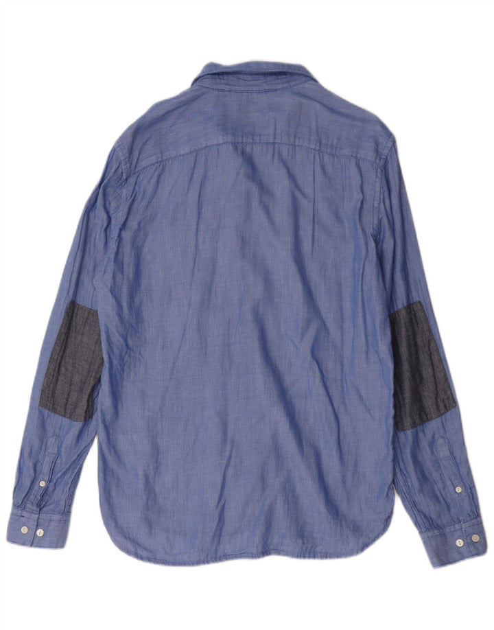 French Connection Chemise Regular Fit Homme Bleu Moyen Coton