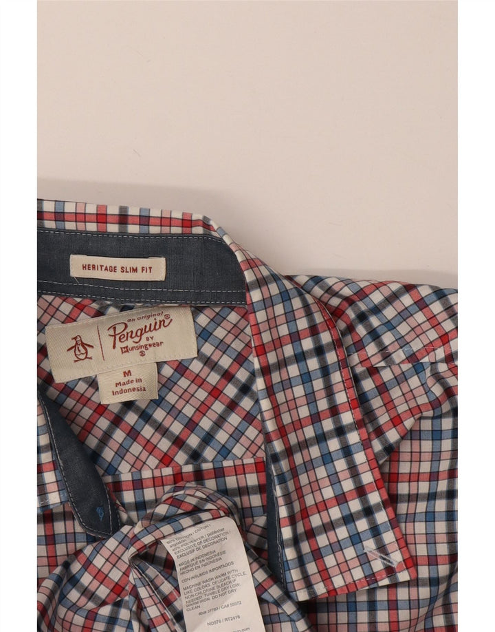 Penguin Chemise Slim Fit Heritage Homme Multicolore à Carreaux en Coton