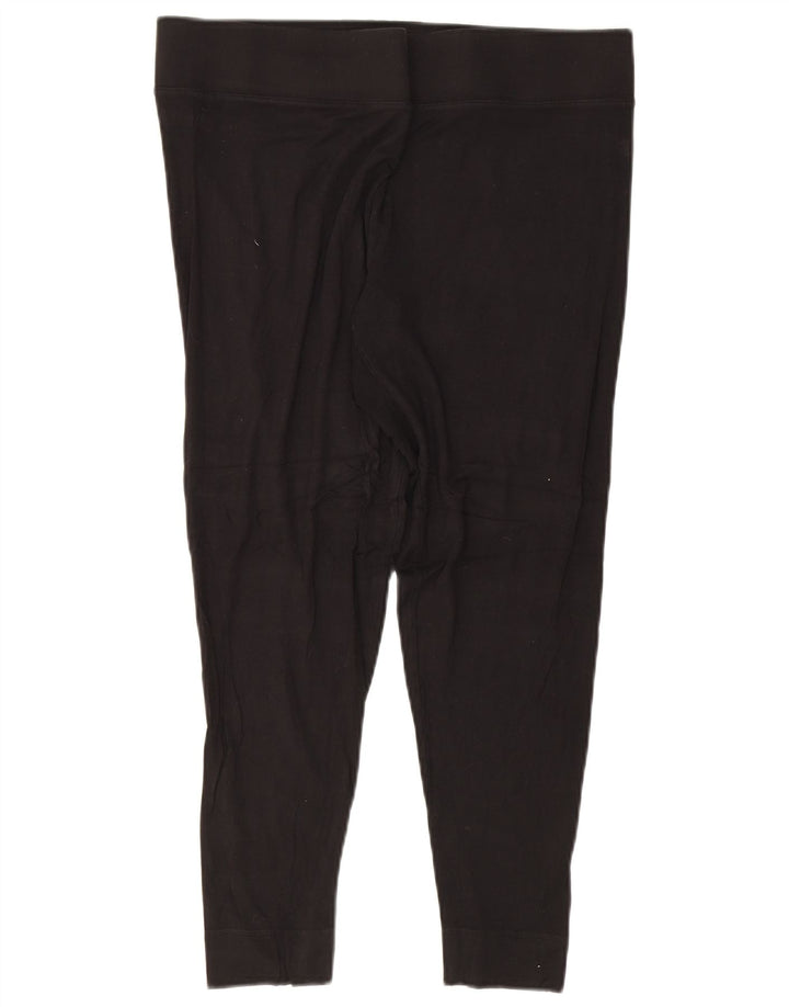 Marks & Spencer Legging Capri Femme UK 18 XL Noir Viscose