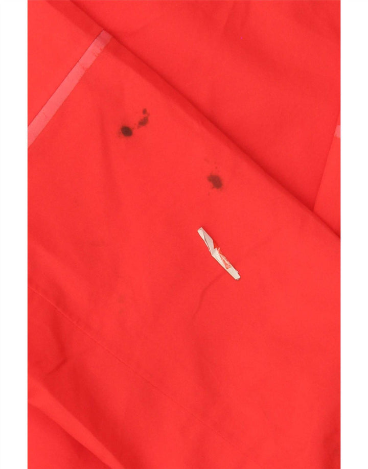 Jack Wolfskin Veste de pluie à capuche pour femme UK 14/16 Large Rouge Polyester