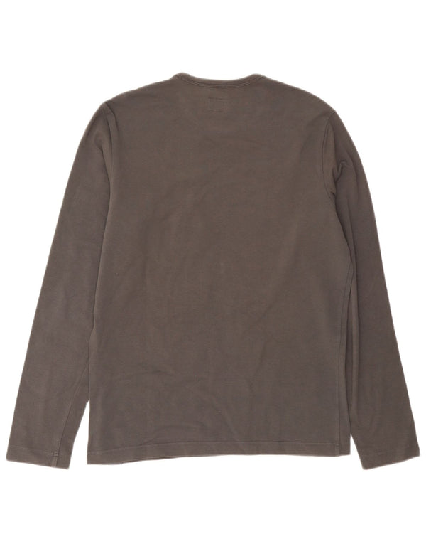 Calvin Klein Jeans Haut graphique à manches longues pour hommes en coton gris moyen