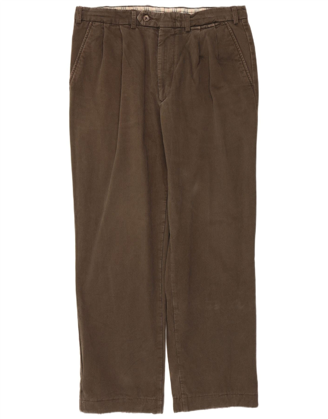 Burberry Pantalon Chino Pegged Homme IT 50 Medium W32 L29 Coton Marron