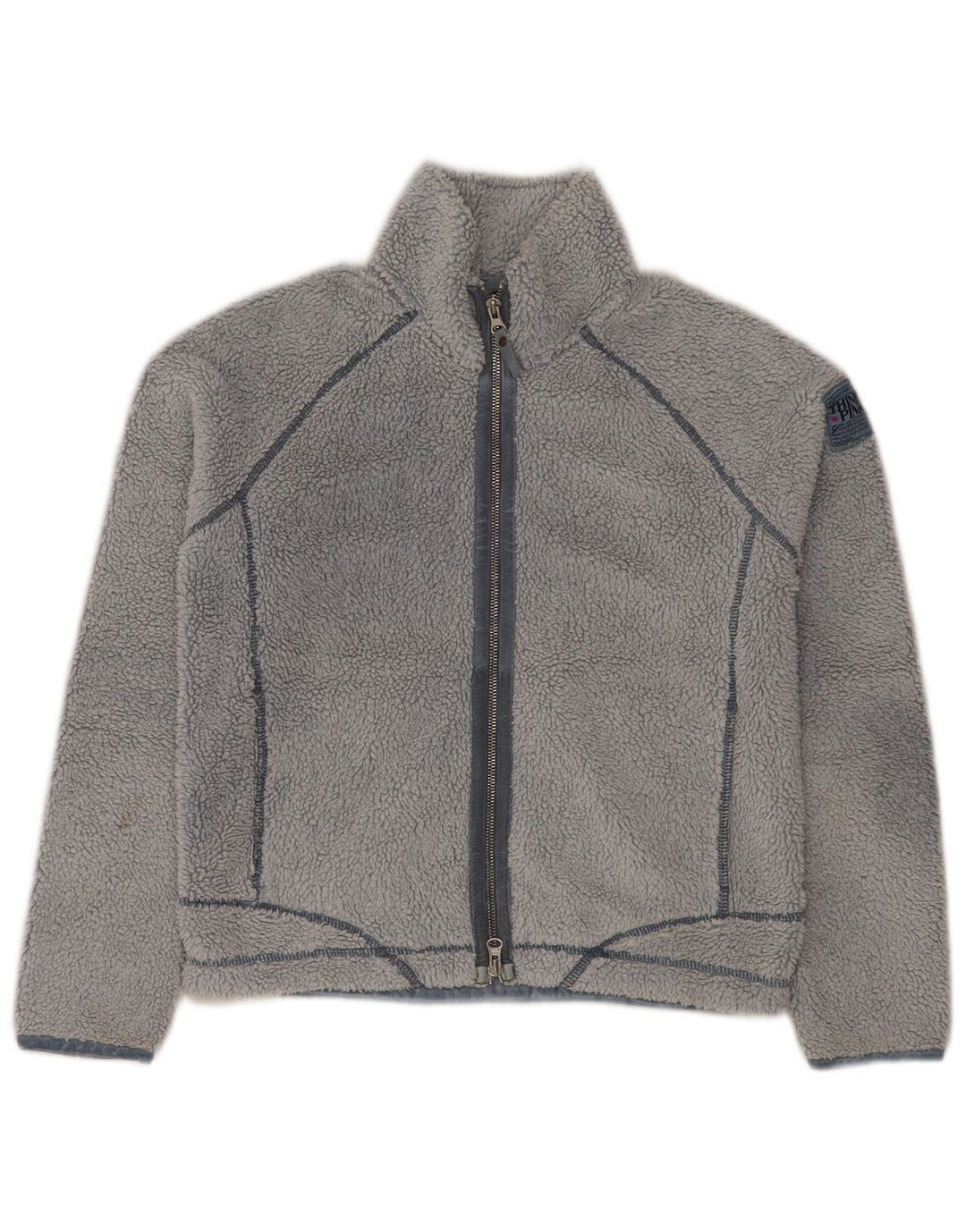 Think Pink Veste Polaire Fille 13-14 Ans Petit Gris Acrylique